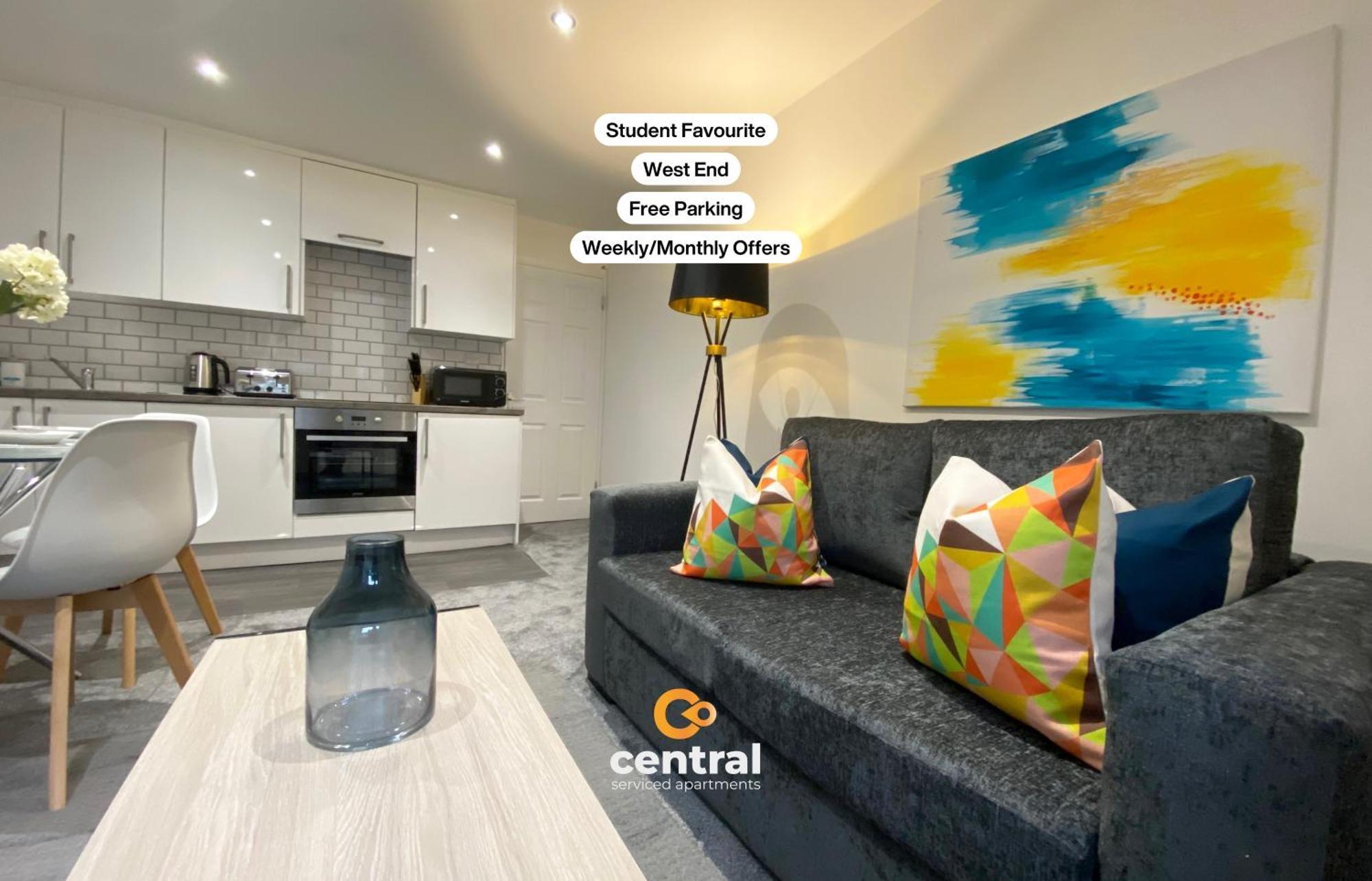 Central Serviced Apartments - Modern 1 Bedroom - Free Street Parking - Close To University Of Dundee - Weekly-Monthly Stay Offers - Wi-Fi - Student Relocation Or Temporary Stay Favourite Exterior foto